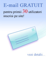 Primesti gratuit o adresa de e-mail cu spatiu de 100MB pe www.simticatraiesti.ro!