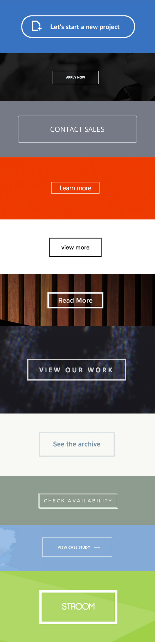 Websites with Ghost Buttons